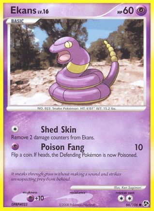 Ekans (66) Reverse Holofoil - Great Encounters