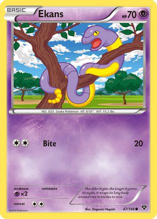 Ekans (47) Reverse Holofoil - XY Base Set