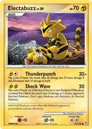 Electabuzz (81) Reverse Holofoil - Diamond and Pearl