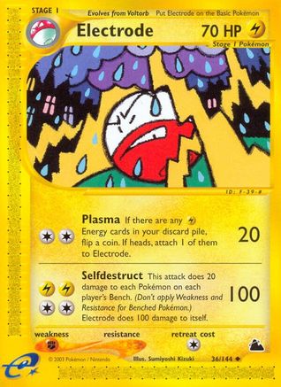 Electrode (36/144) [Skyridge] Reverse Holofoil