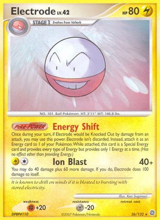 Electrode (26) Reverse Holofoil - Secret Wonders