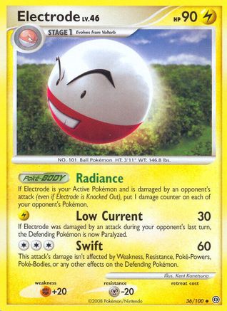 Electrode (36) Reverse Holofoil - Stormfront