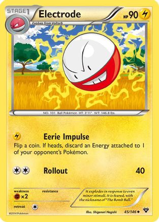 Electrode (45/146) [XY: Base Set] Reverse Holofoil