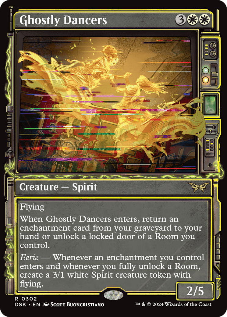 Ghostly Dancers (Showcase) [Duskmourn: House of Horror] Foil