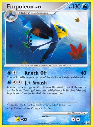 Empoleon (26) Reverse Holofoil - Platinum