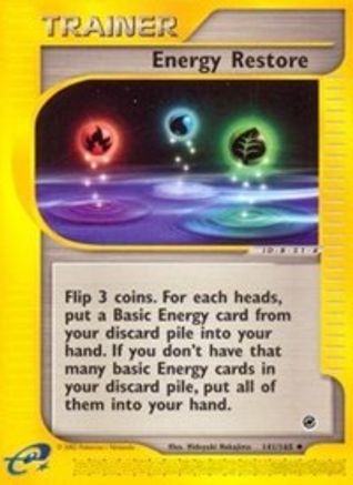 Energy Restore (141) Reverse Holofoil - Expedition