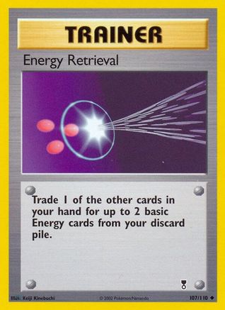 Energy Retrieval (107) Reverse Holofoil - Legendary Collection