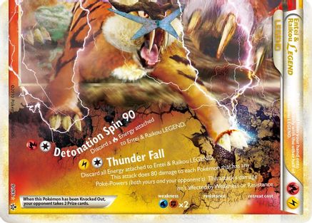 Entei & Raikou Legend (bottom) (91) Holofoil - Unleashed