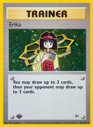 Erika (16) (16) Unlimited Holofoil - Gym Heroes