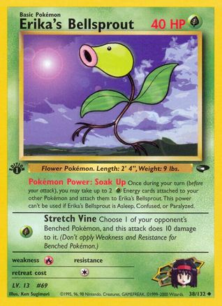 Erika's Bellsprout (38) (1st Edition) - Gym Challenge