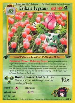 Erika's Ivysaur (41) (1st Edition) - Gym Challenge