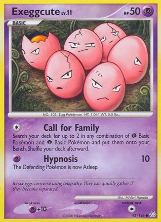 Exeggcute (93) Reverse Holofoil - Legends Awakened