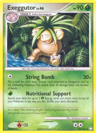 Exeggutor (24) Reverse Holofoil - Mysterious Treasures