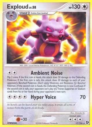 Exploud (17) Reverse Holofoil - Great Encounters