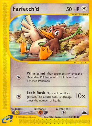 Farfetch'd (55) Reverse Holofoil - Skyridge