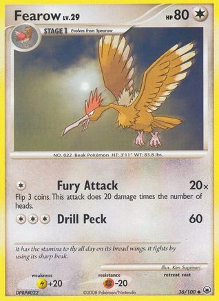 Fearow (36) Reverse Holofoil - Majestic Dawn