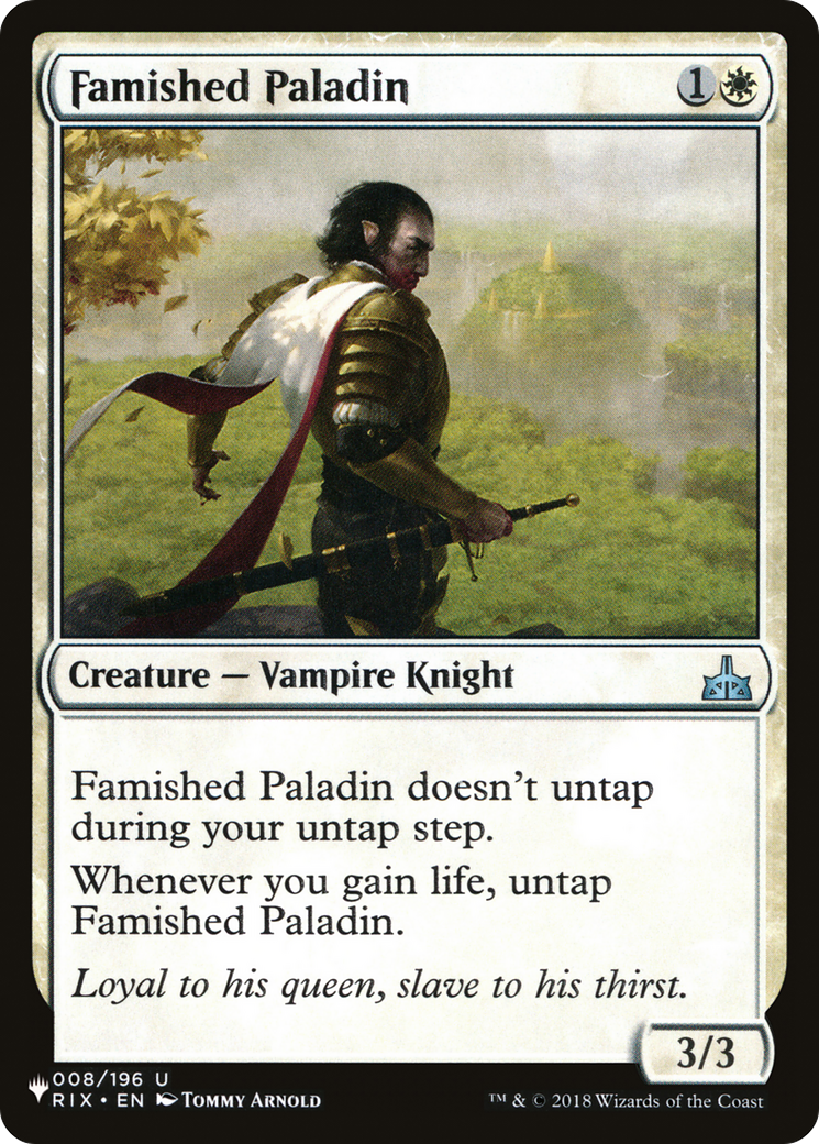 Famished Paladin [The List] | Silver Goblin