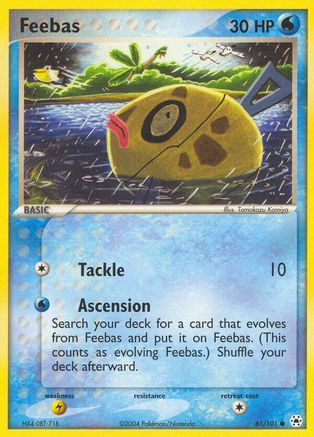 Feebas (61) Reverse Holofoil - Hidden Legends