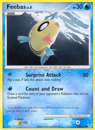 Feebas (104) Reverse Holofoil - Supreme Victors