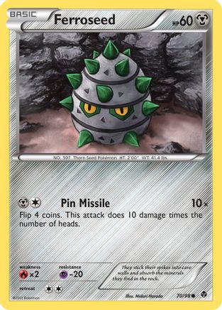 Ferroseed (70/98) [Black & White: Emerging Powers]