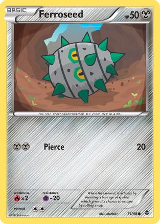 Ferroseed (71/98) [Black & White: Emerging Powers]