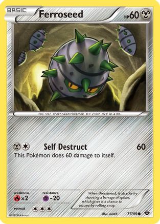 Ferroseed (77) Reverse Holofoil - Next Destinies