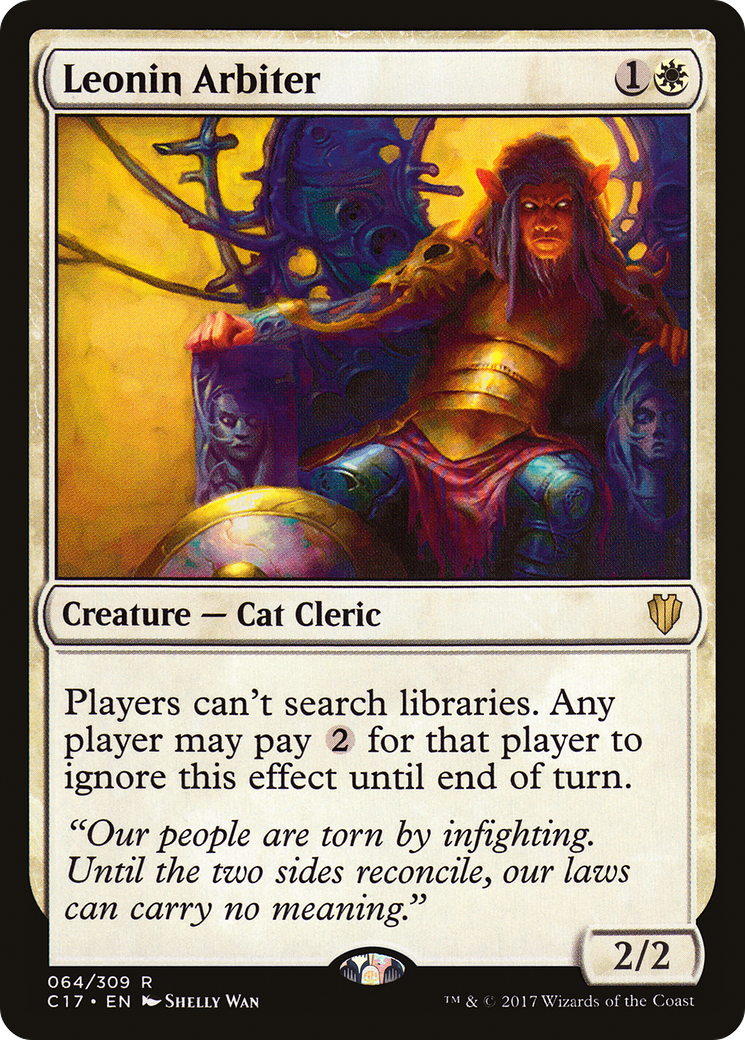 Leonin Arbiter (064) - Commander 2017