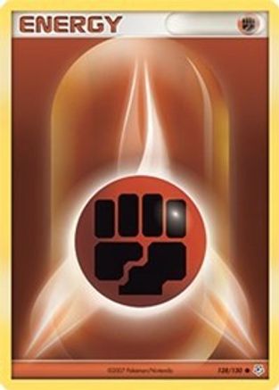 Fighting Energy (128) Reverse Holofoil - Diamond and Pearl