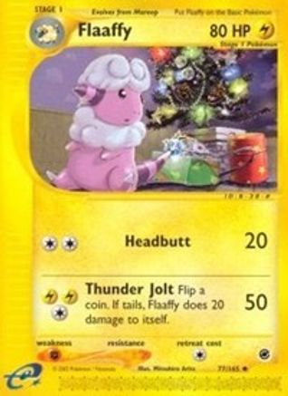 Flaaffy (77/165) [Expedition: Base Set] Reverse Holofoil