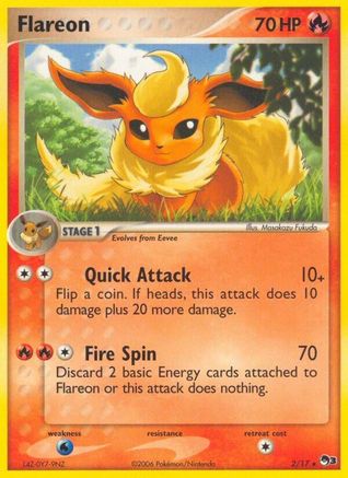 Flareon (2) Holofoil - POP Series 3