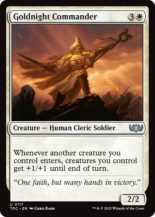 Goldnight Commander (117) - Commander: Tarkir: Dragonstorm