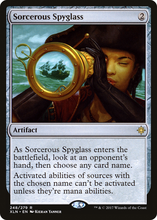 Sorcerous Spyglass [Ixalan] Foil