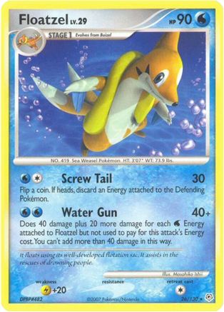 Floatzel (26) Reverse Holofoil - Diamond and Pearl