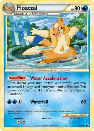 Floatzel (16) Reverse Holofoil - Unleashed