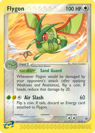 Flygon - 15/97 (15) Reverse Holofoil - Dragon