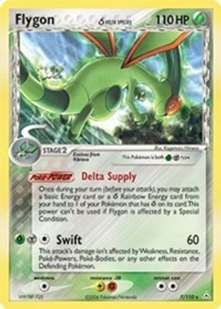 Flygon (Delta Species) (7) Reverse Holofoil - Holon Phantoms