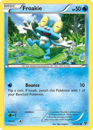 Froakie (39) Reverse Holofoil - XY Base Set