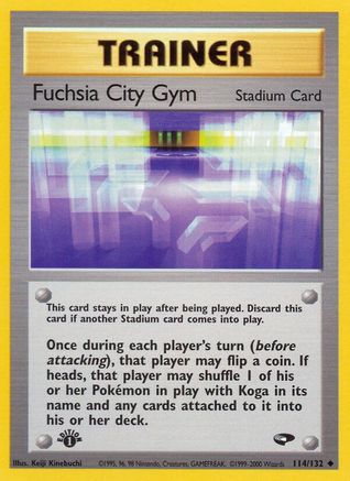 Fuchsia City Gym (114) 1st Edition - Gym Challenge