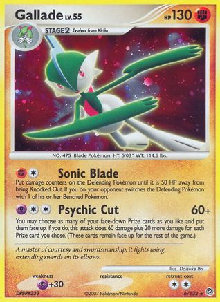 Gallade (6) Reverse Holofoil - Secret Wonders