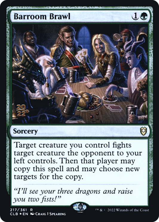 Barroom Brawl [Commander Legends: Battle for Baldur's Gate Prerelease Promos]