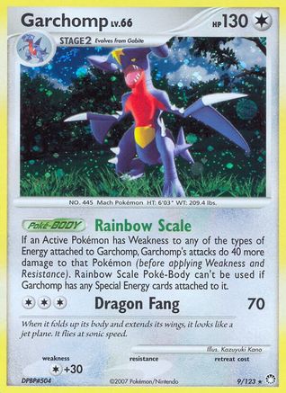 Garchomp (9) Reverse Holofoil - Mysterious Treasures