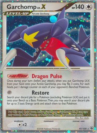 Garchomp LV.X (97) Holofoil - Majestic Dawn