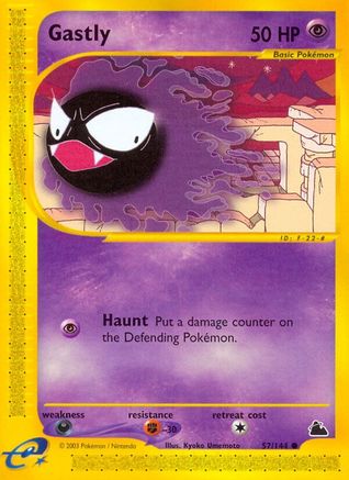 Gastly (57) Reverse Holofoil - Skyridge