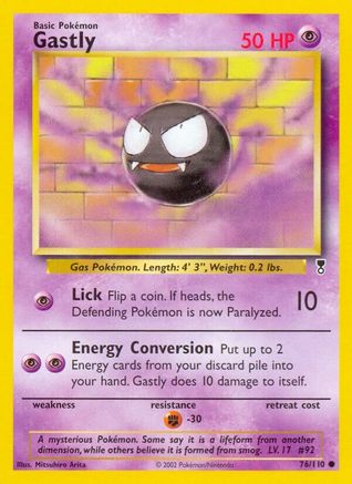 Gastly (76) Reverse Holofoil - Legendary Collection