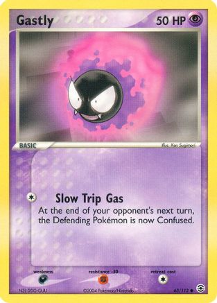 Gastly (63) Reverse Holofoil - FireRed & LeafGreen