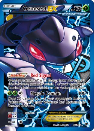 Genesect EX (Team Plasma) (Full Art) (97) Holofoil - Plasma Blast