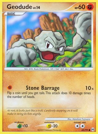 Geodude (65) Reverse Holofoil - Arceus