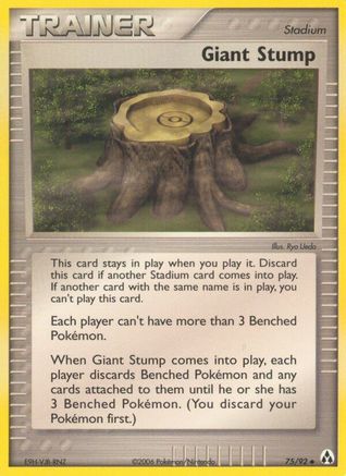 Giant Stump (75) Reverse Holofoil - Legend Maker