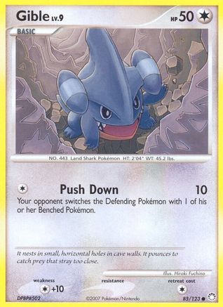 Gible (85/123) [Diamond & Pearl: Mysterious Treasures] | Silver Goblin