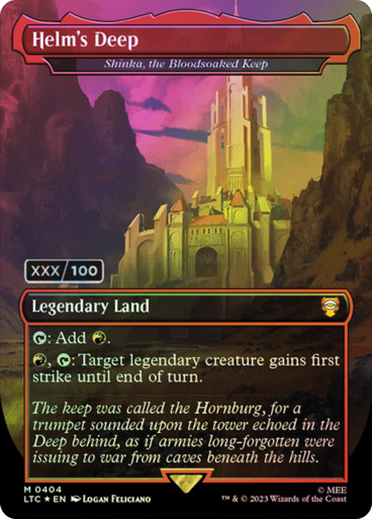 Helm's Deep - Shinka, the Bloodsoaked Keep (Serialized) [The Lord of the Rings: Tales of Middle-Earth Commander]